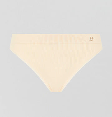 Ribbed high leg brief [Oat] Bottoms Nudea 