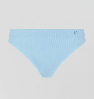 Ribbed high leg brief [Sky] Bottoms Nudea 