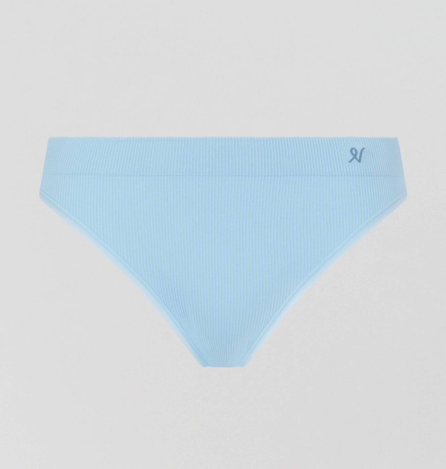 Ribbed high leg brief [Sky] Bottoms Nudea 