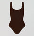 Ring detail one piece [Chocolate Crinkle] Swim Hunza G 