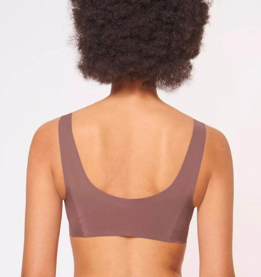 Soft invisible microfibre bralette [Rose Taupe] – The Pantry Underwear