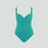 Underwired balconette swimsuit [Green Gingham] Swim Panache 32D 