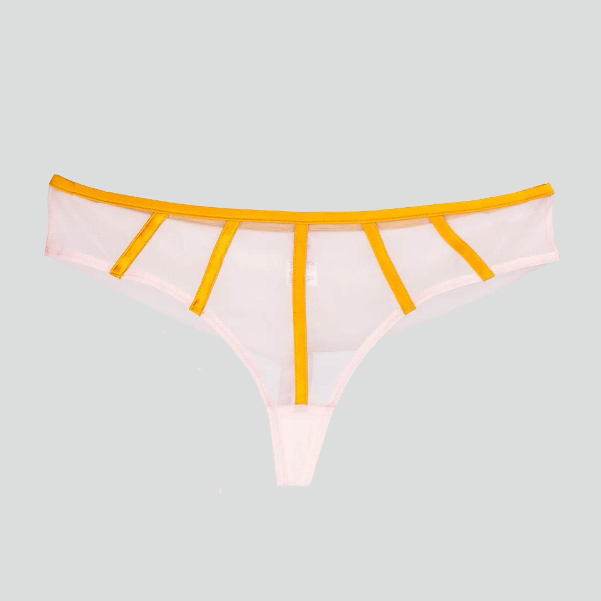 Satin contour seamless thong [Blush & Saffron] Bottoms The Pantry Underwear 