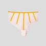 Satin contour seamless shorty [Blush & Saffron]