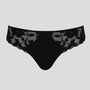 Scalloped lace back brief [Black/Pecan] Bottoms Panache 