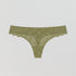 Scalloped lace thong [Olive] Bottoms Triumph 