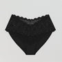 Scalloped lace high waist knicker [Black] Bottoms Triumph 8 