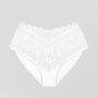 Scalloped lace high waist knicker [White] Bottoms Triumph 8 