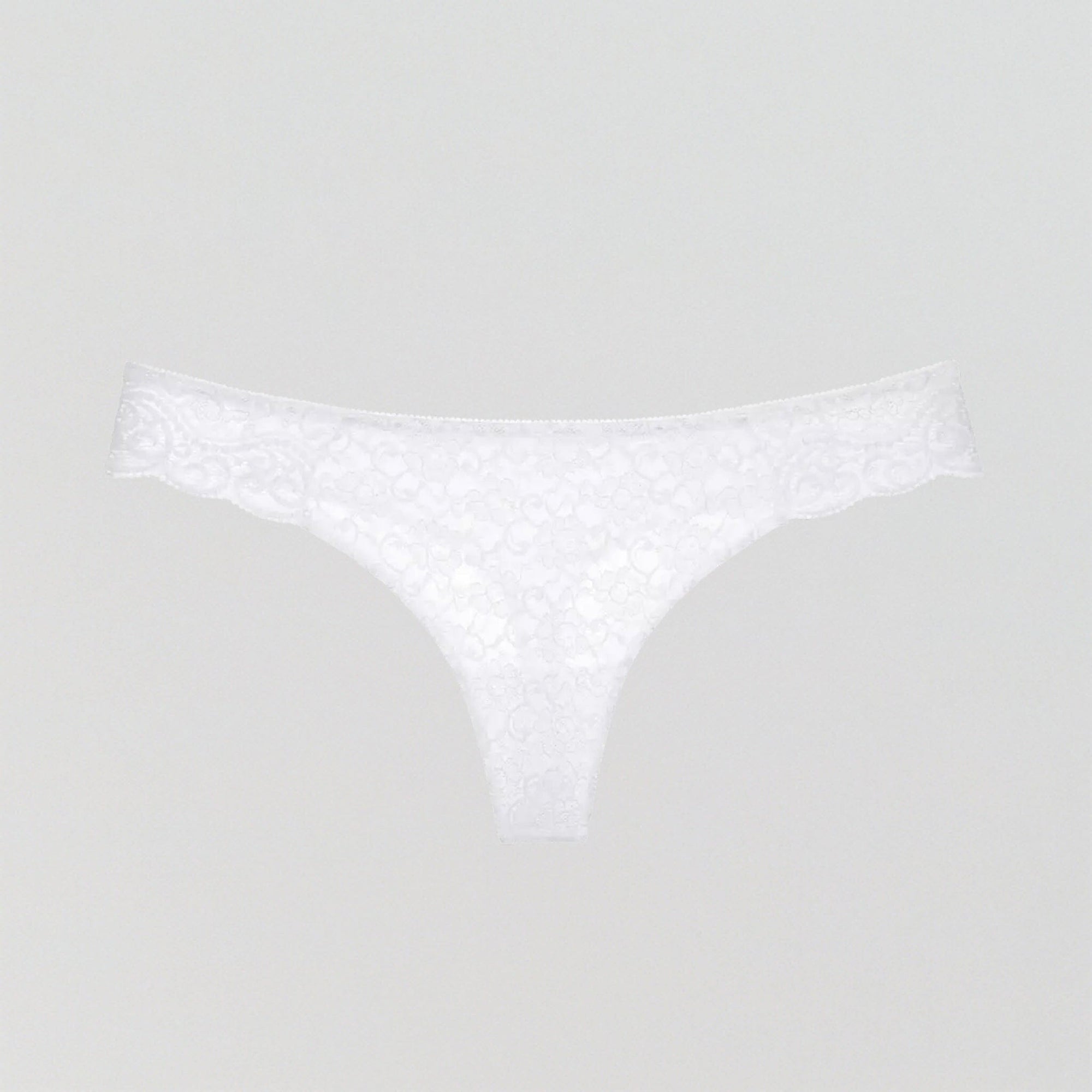 Scalloped lace thong [White] Bottoms Triumph 8 