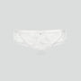 Scalloped edge brazilian knicker [White] Lisca 