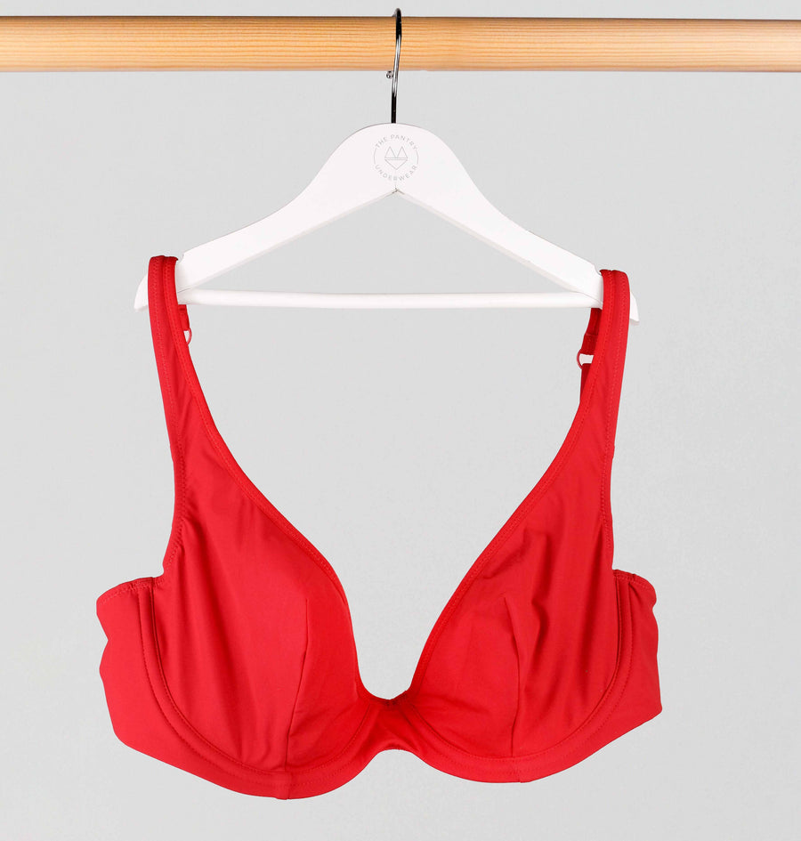 Scoop bikini top [Venetian Red] Swim Panache 