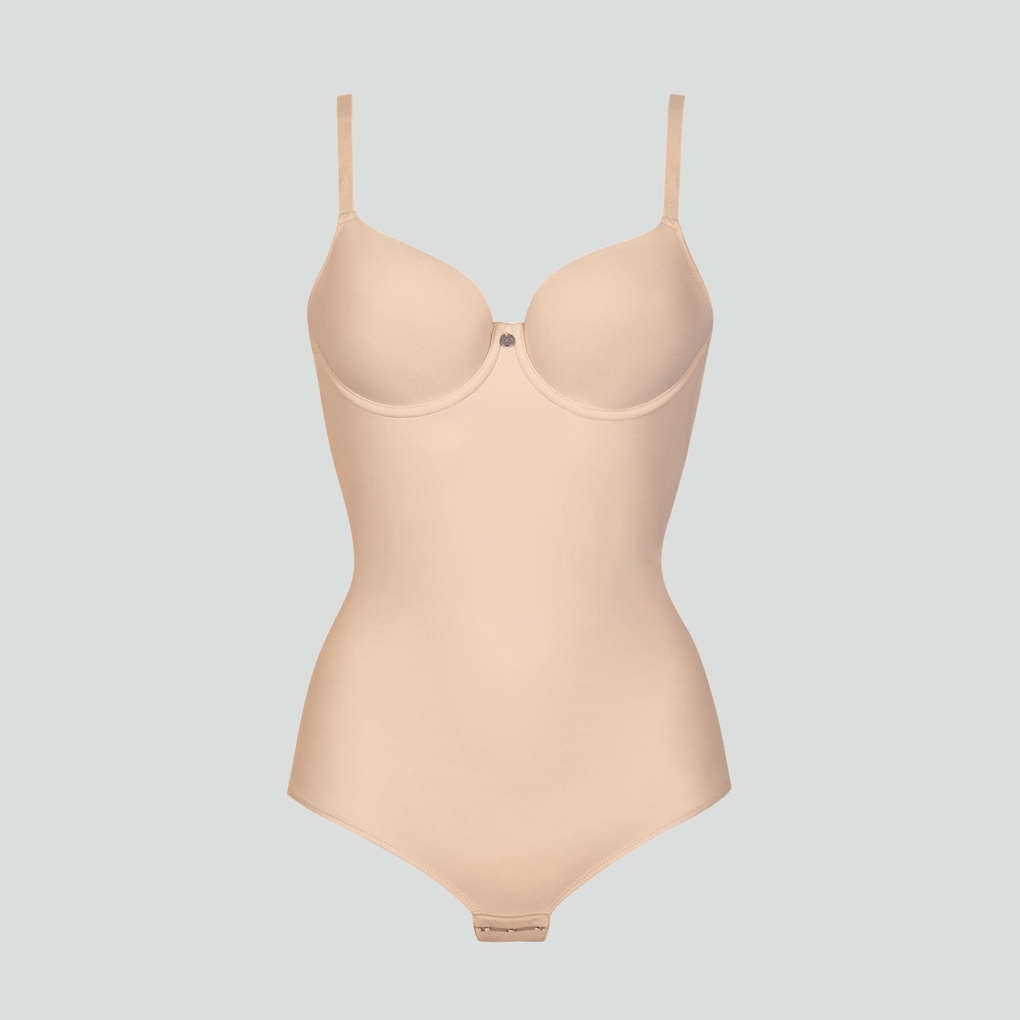Sculpting bodysuit with cups [Beige] Lisca 