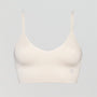Seamless wire-free ribbed bralette [Winter White] Bras Nudea 