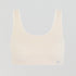 Seamless wire-free ribbed crop [Winter White] Bras Nudea 