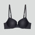 Seamless plunge t-shirt bra [Black] Bras Triumph 