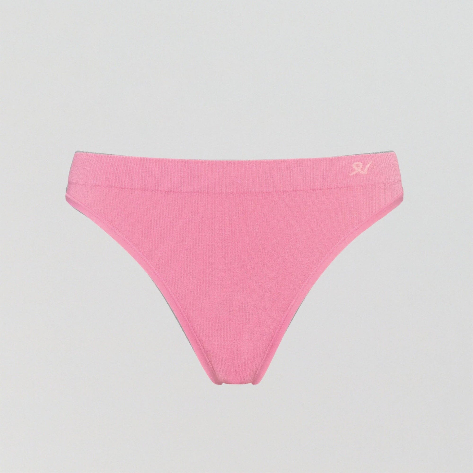 Seamless ribbed thong [Rosy Pink] Bottoms Nudea 