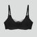 Seamless mesh overlay non-wired bra [Black] Bras Triumph 
