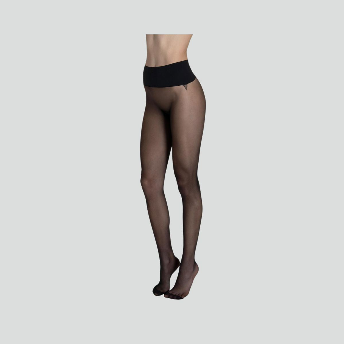 Sheer 15 denier tights [Black] Accessories Lisca 