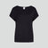 Short sleeve v-neck t-shirt [Black] Sleep CCDK 