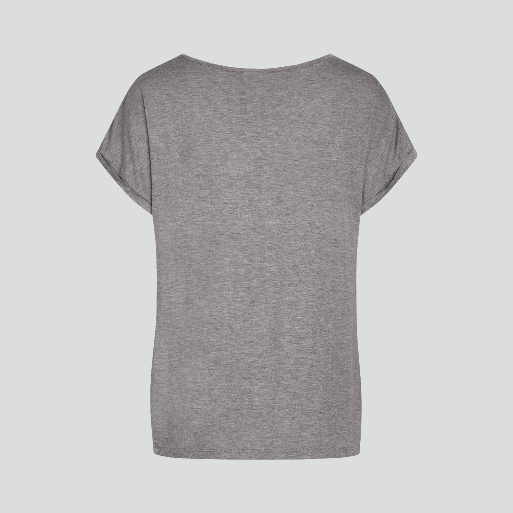 Short sleeve v-neck t-shirt [Grey Melange] Sleep CCDK 