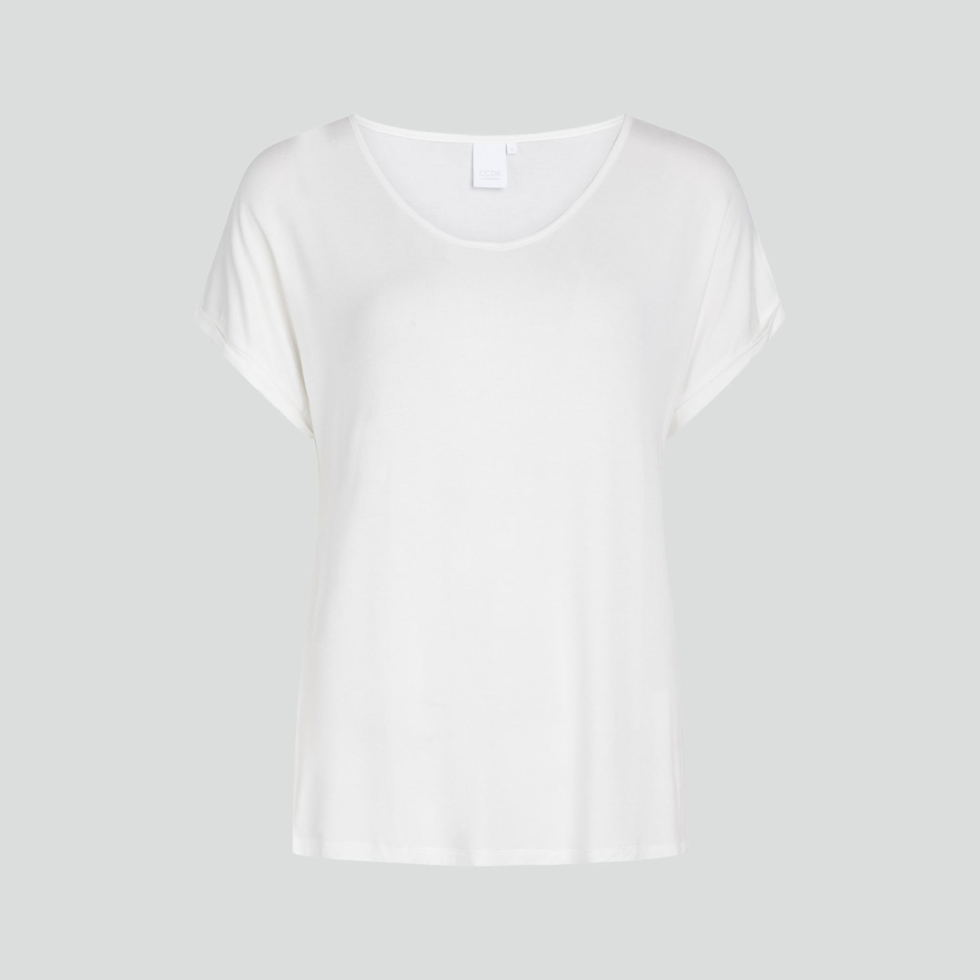 Short sleeve v-neck t-shirt [Snow White] Sleep CCDK 