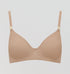 Smooth full cup t-shirt bra [Mocha] Bras Nudea 