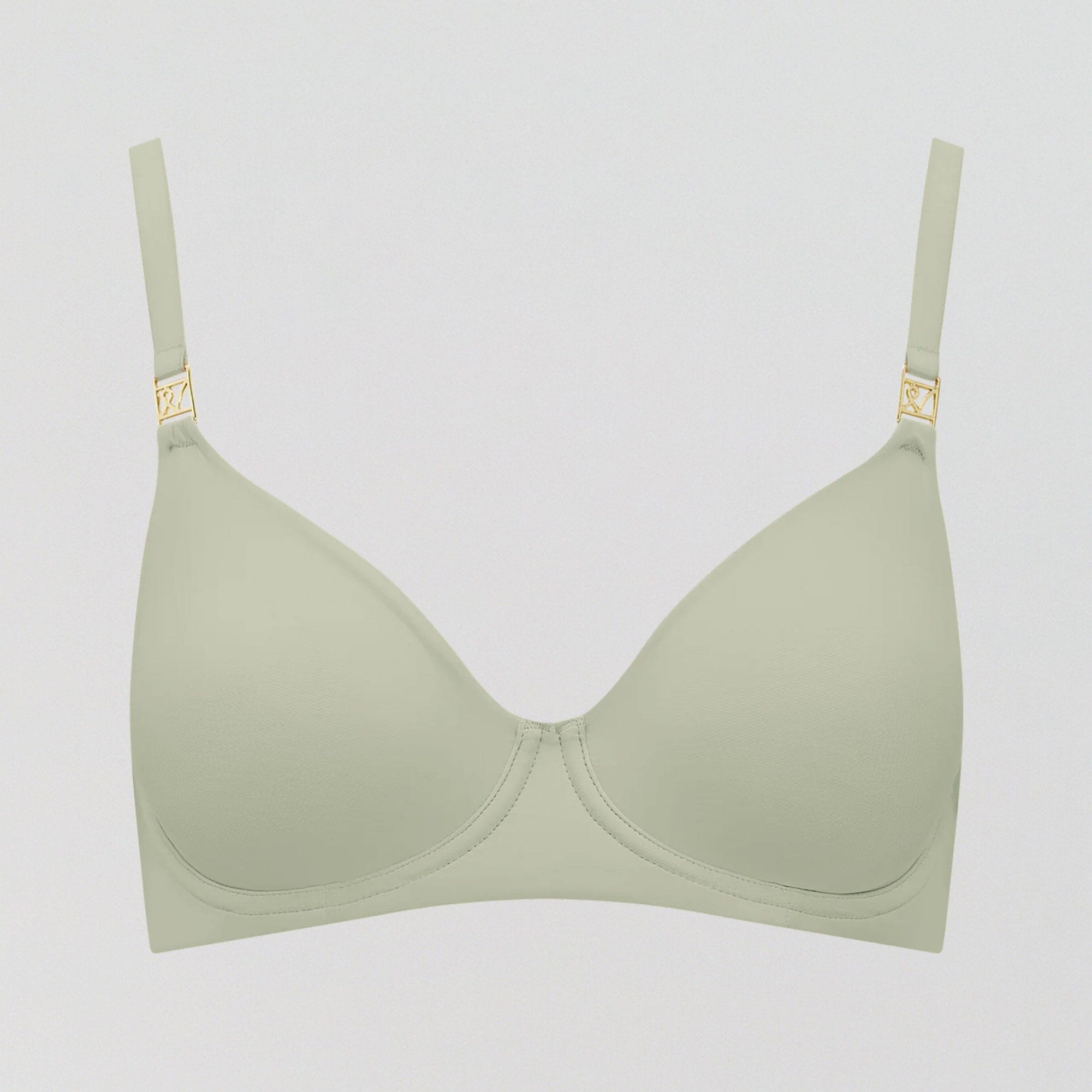 Smooth full cup t-shirt bra [Sage] Bras Nudea 