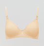 Smooth full cup t-shirt bra [Sand] Bras Nudea 