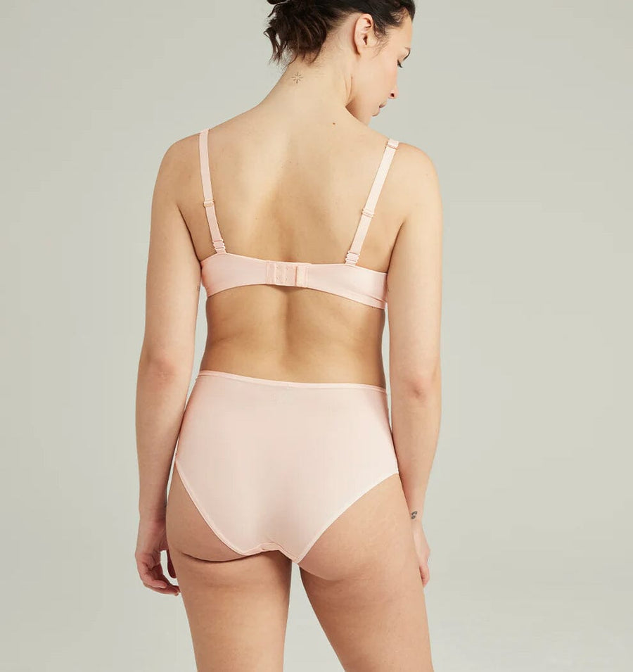 Microfibre high waist brief [Blush] Bottoms Nudea 