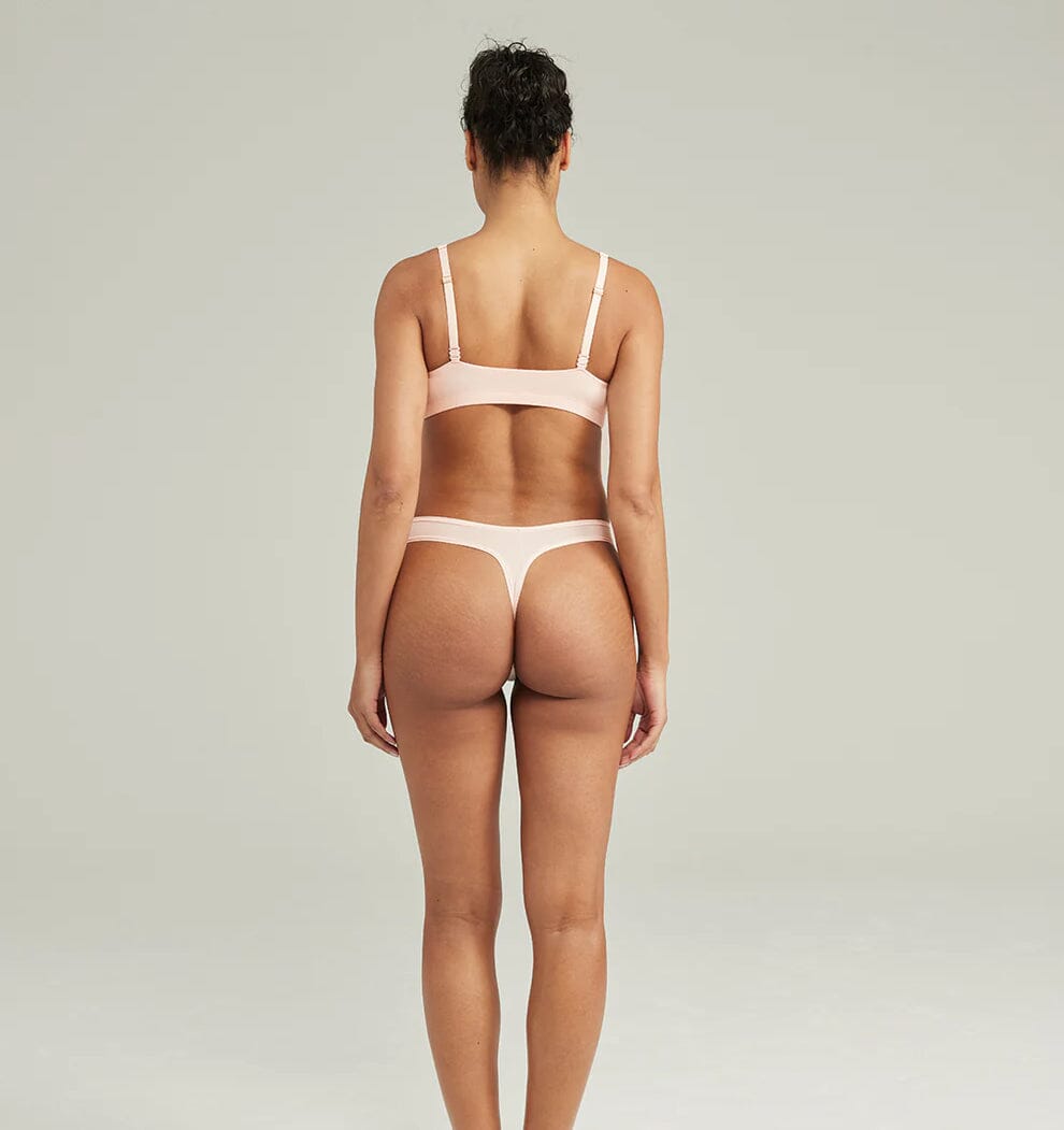 Microfibre scoop neck bralette [Blush] Bras Nudea 