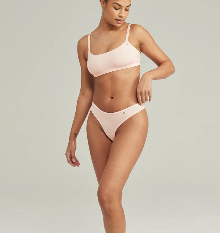 Microfibre thong [Blush] Bottoms Nudea 