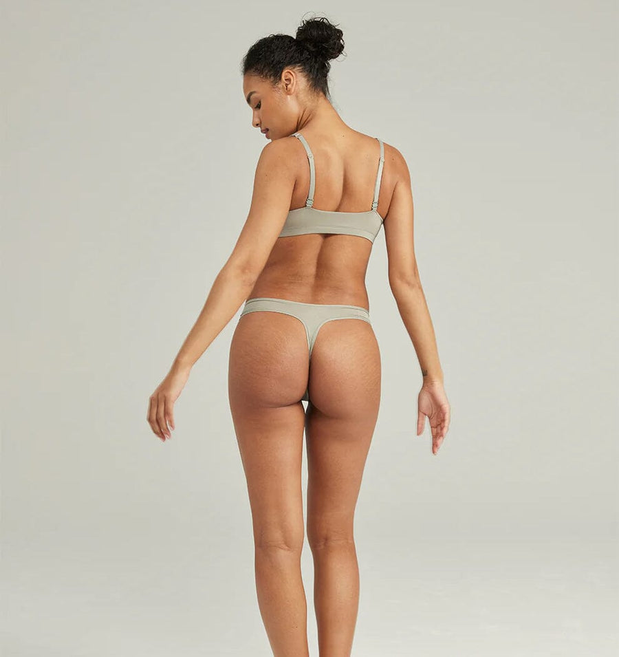 Microfibre thong [Sage] Bottoms Nudea 