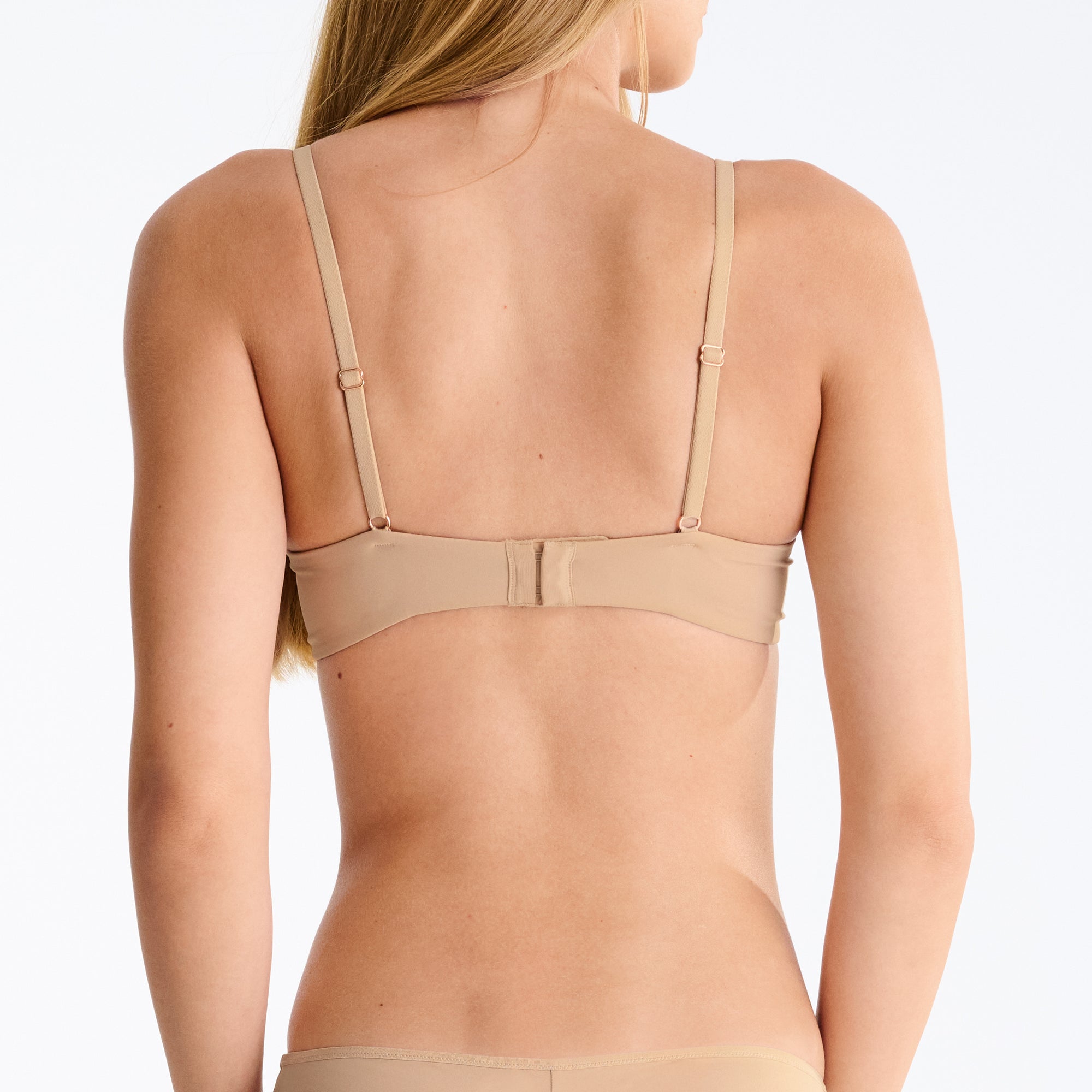 Smooth everyday push-up bra [Beige]