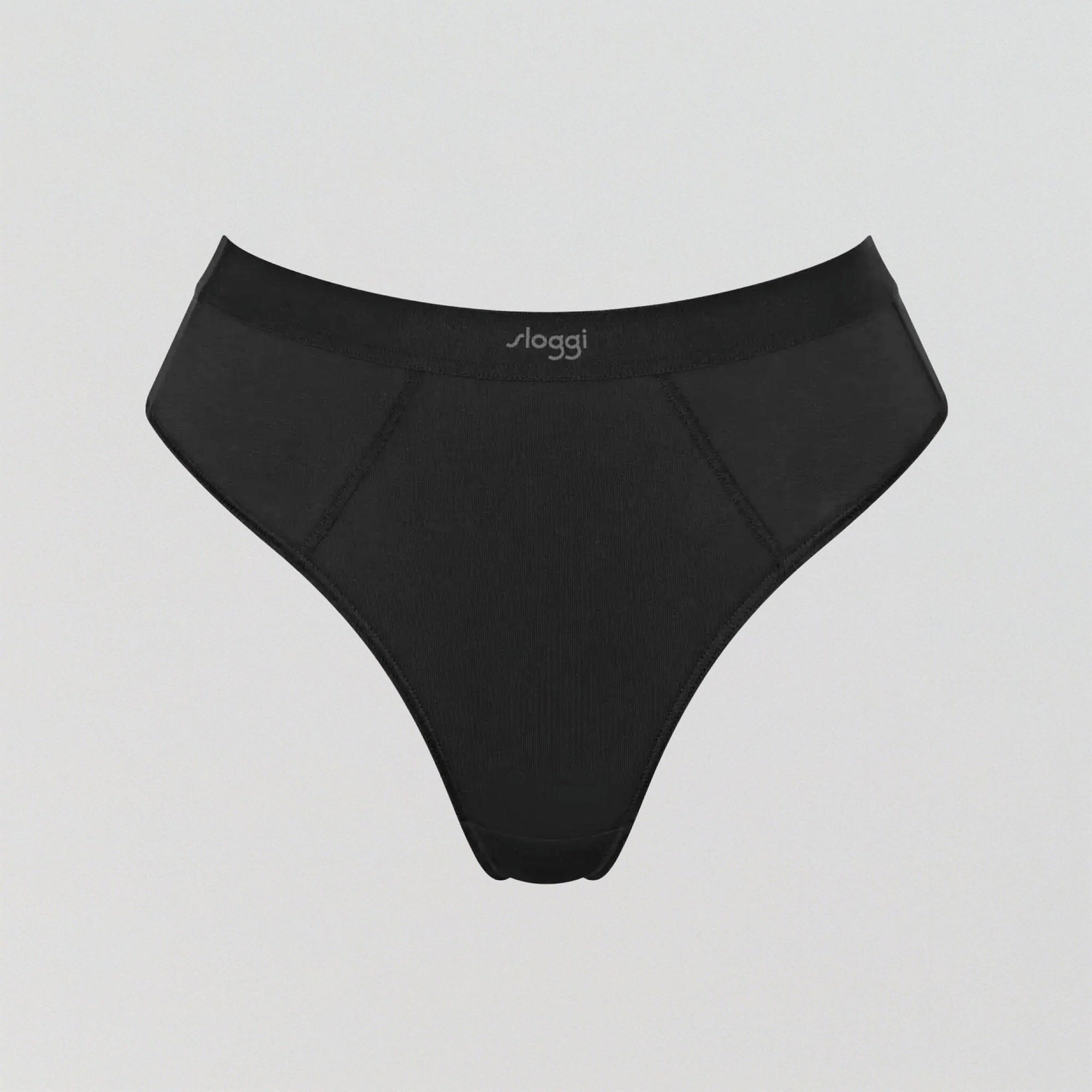 Soft organic cotton thong [Black] Bottoms Sloggi 