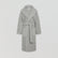 Soft fleece hooded robe [Light Grey Melange] Sleep CCDK 