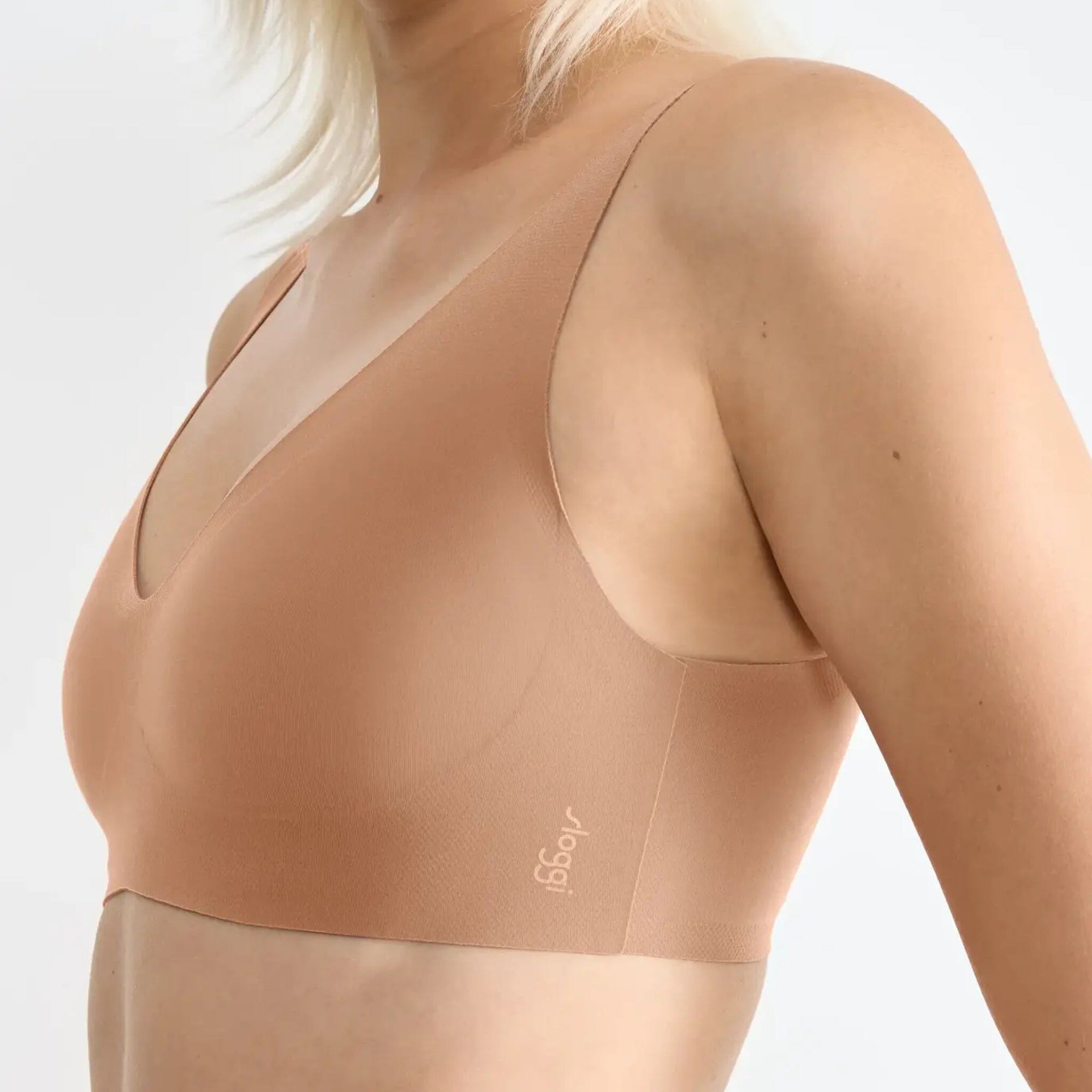 Soft invisible wire-free t-shirt bra [Beige] Bras Sloggi 