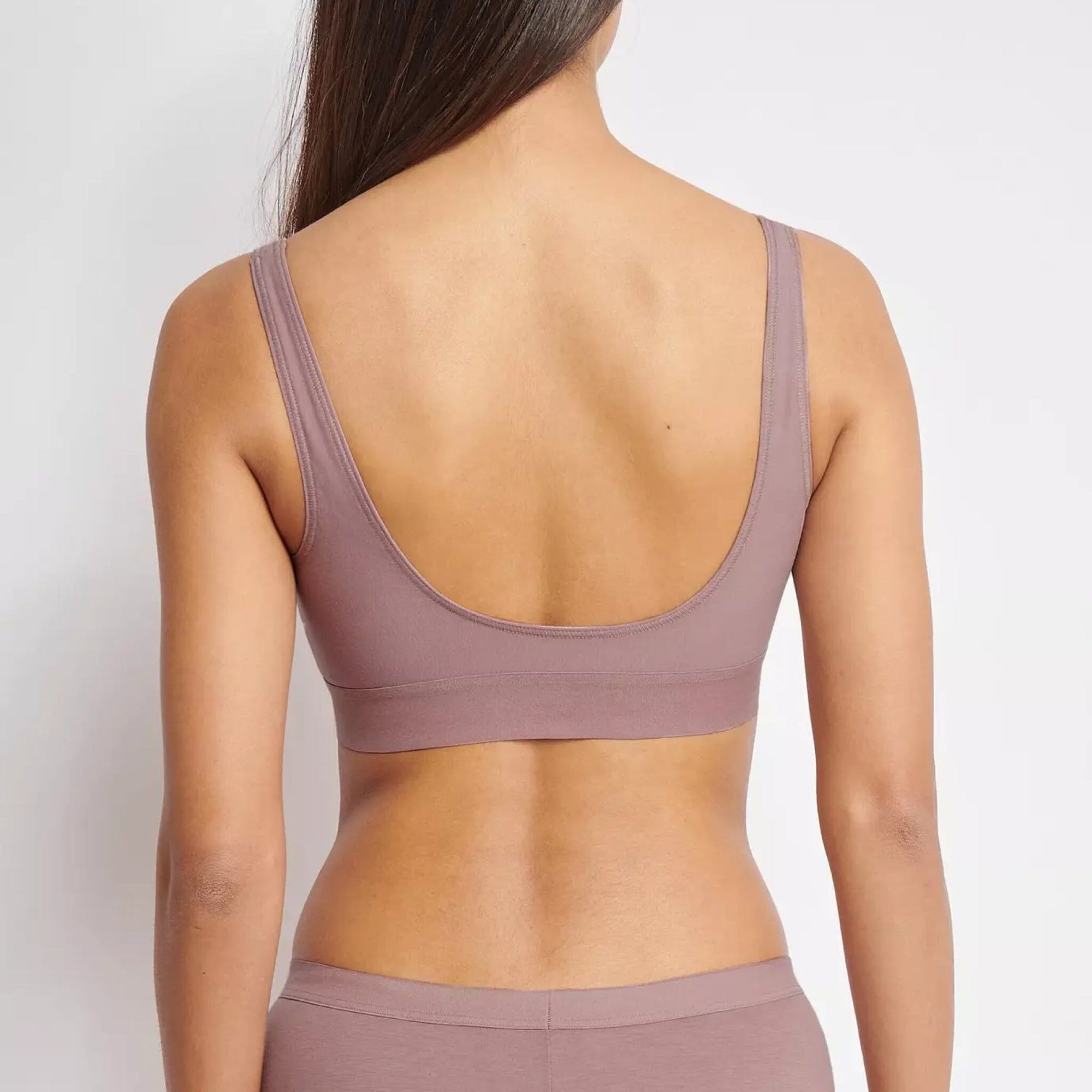 Soft organic cotton crop top [Rose Taupe] Bras Sloggi 