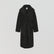 Soft fleece hooded robe [Dark Grey Melange] Sleep CCDK 