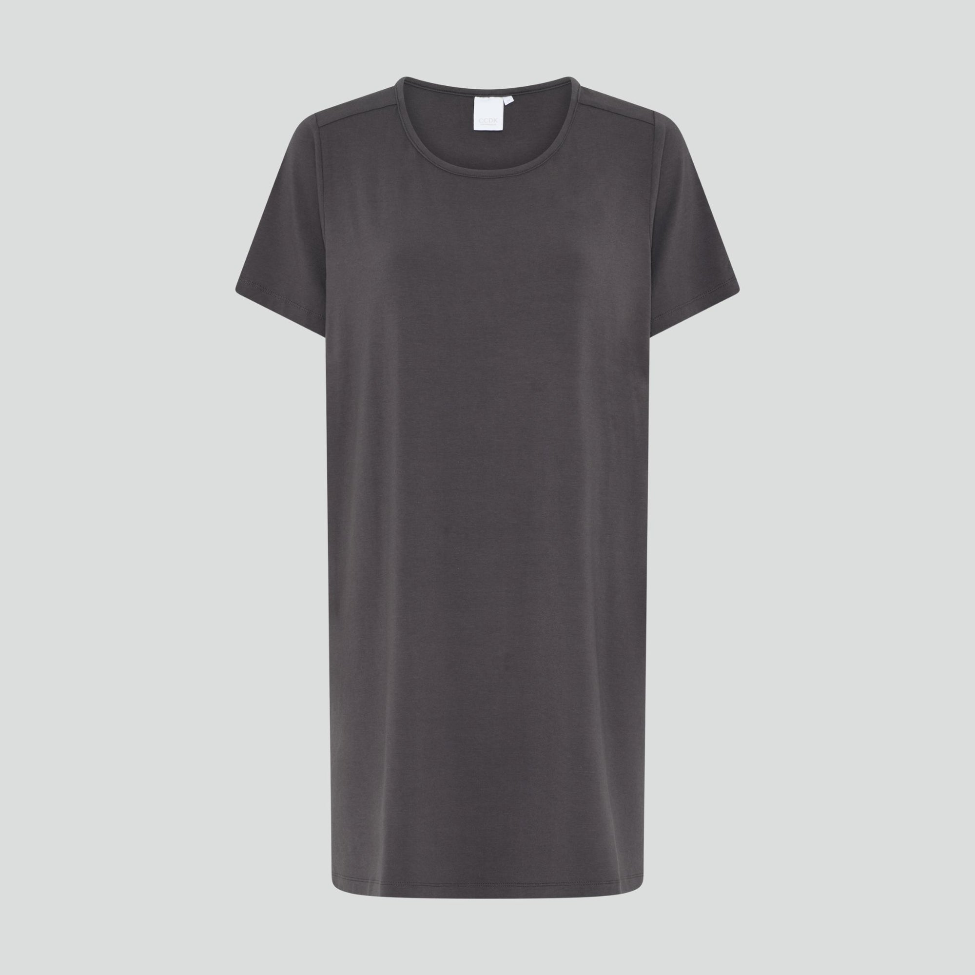Soft jersey short sleeve dress [Dark Grey] Sleep CCDK 