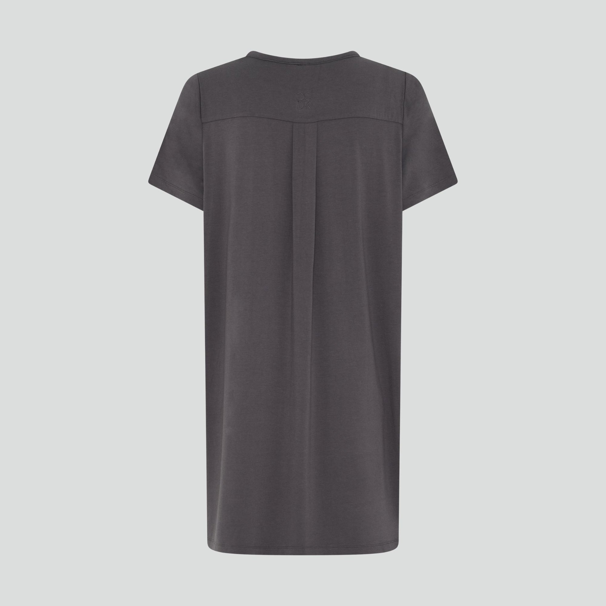 Soft jersey short sleeve dress [Dark Grey] Sleep CCDK 