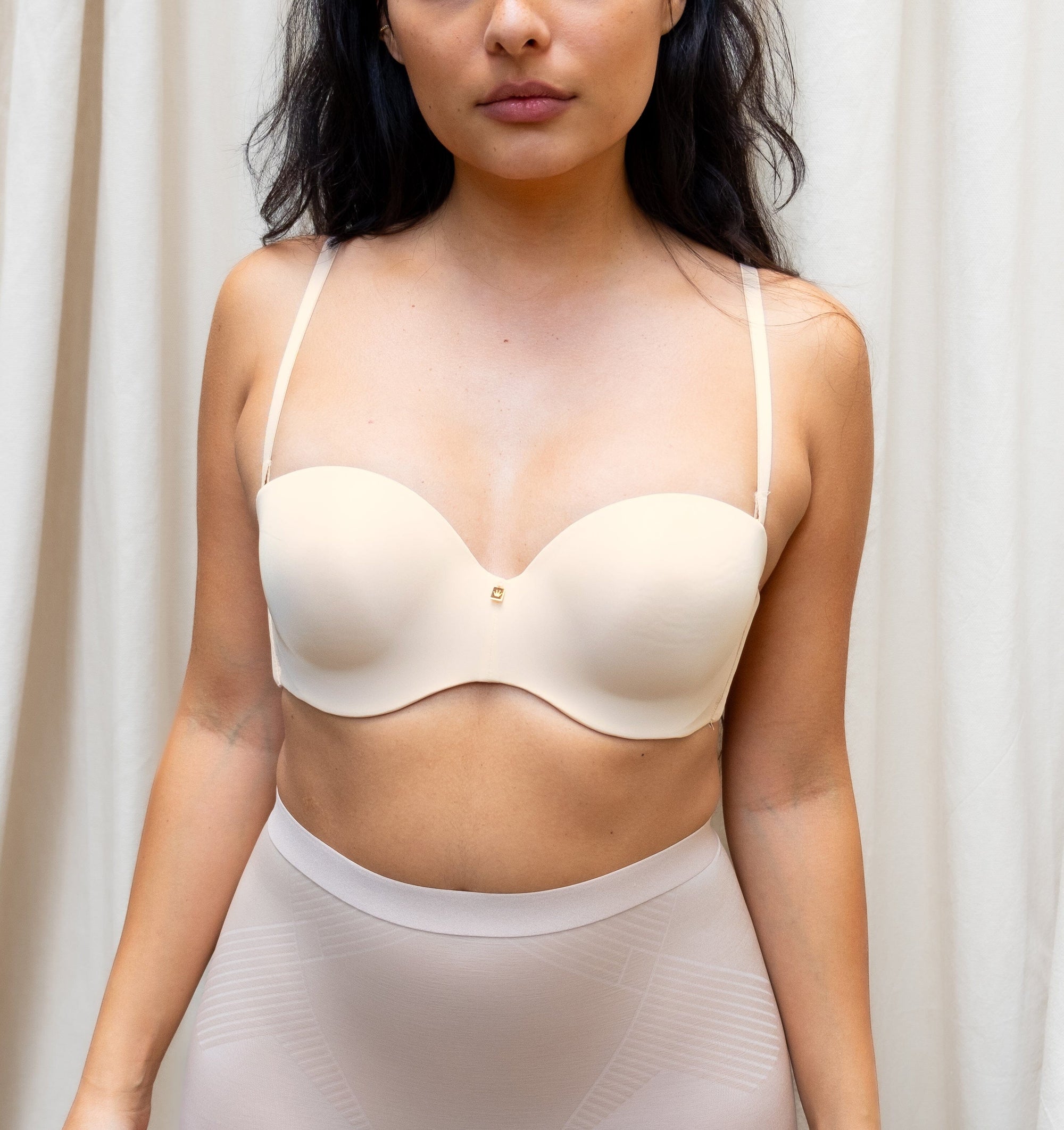 Seamless plunge strapless [Latte] Bras Triumph 