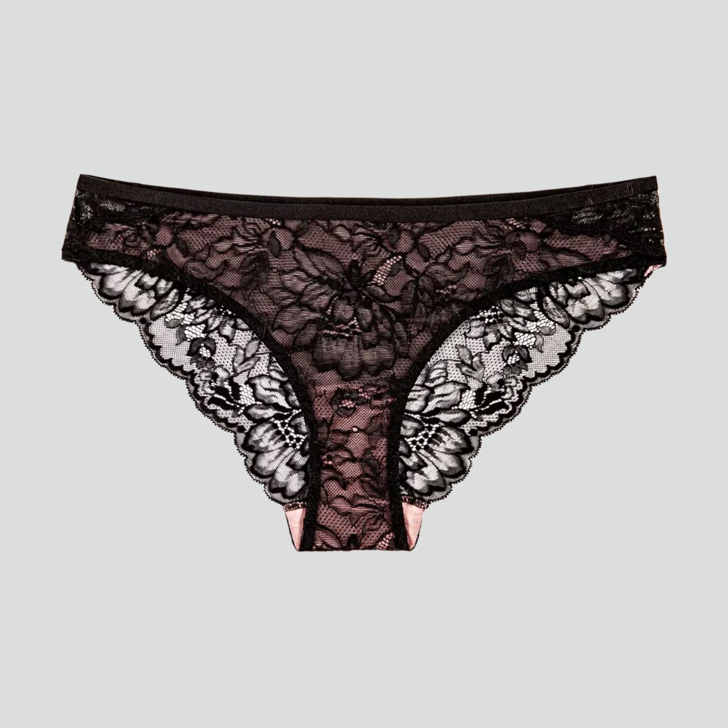 Stretch lace brazilian knicker [Black] Bottoms Triumph 