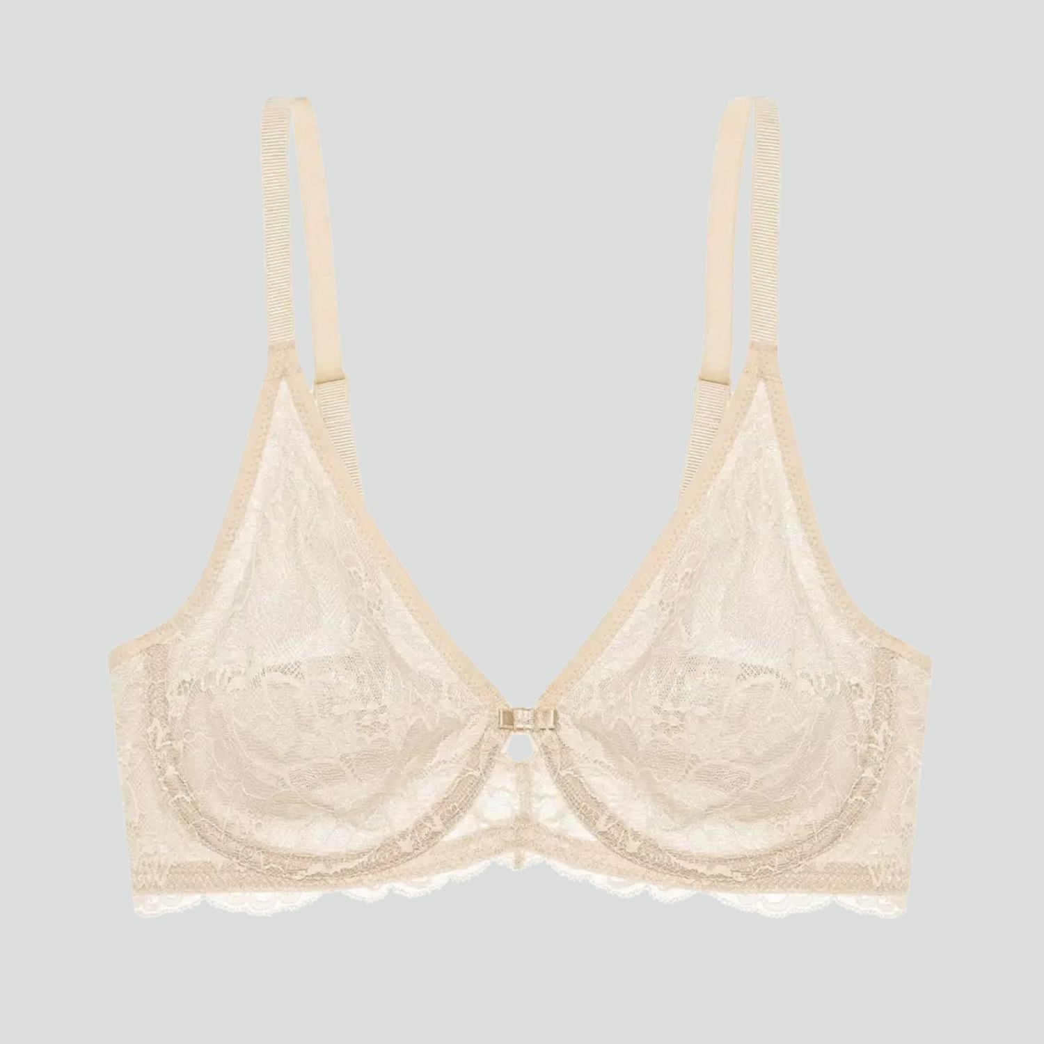 Stretch lace wire-free bralette [Ivory] Bras Triumph 