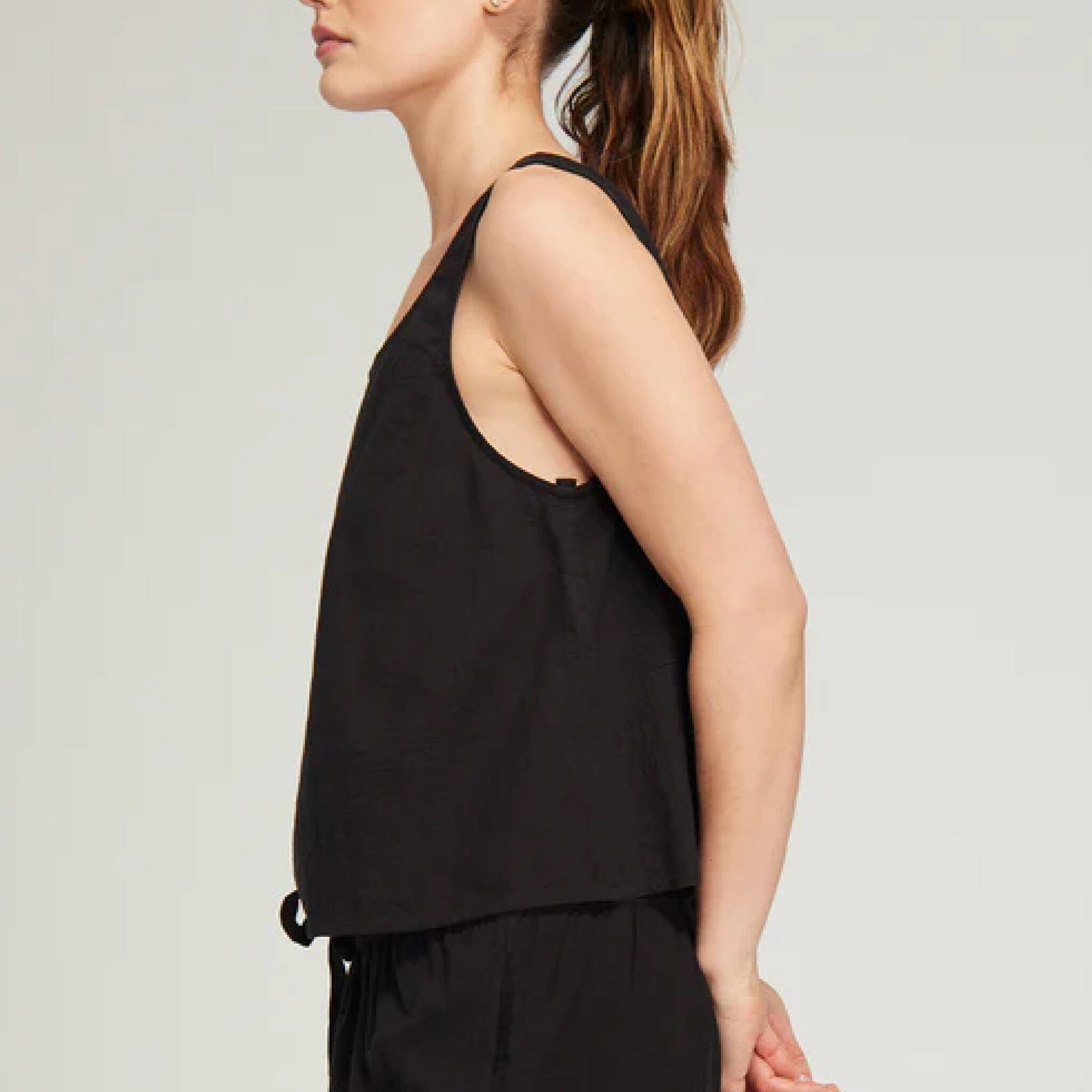 Tank & boxer sleep short set [Black] Sleep Nudea 