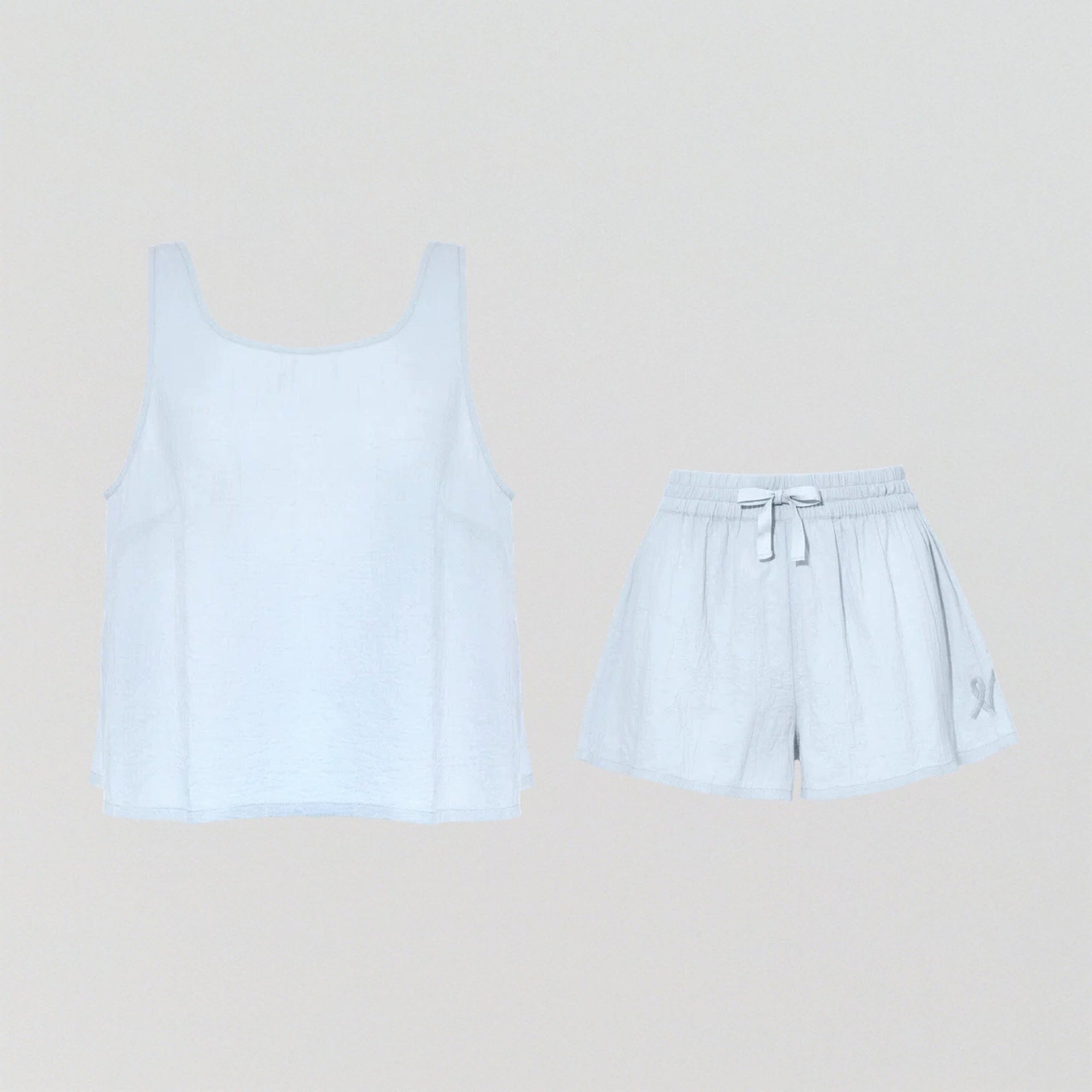 Tank & boxer sleep short set [Sky Blue] Sleep Nudea 