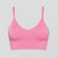 Seamless wire-free ribbed bralette [Rosy Pink] Bras Nudea 