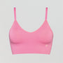 Seamless wire-free ribbed bralette [Rosy Pink] Bras Nudea 