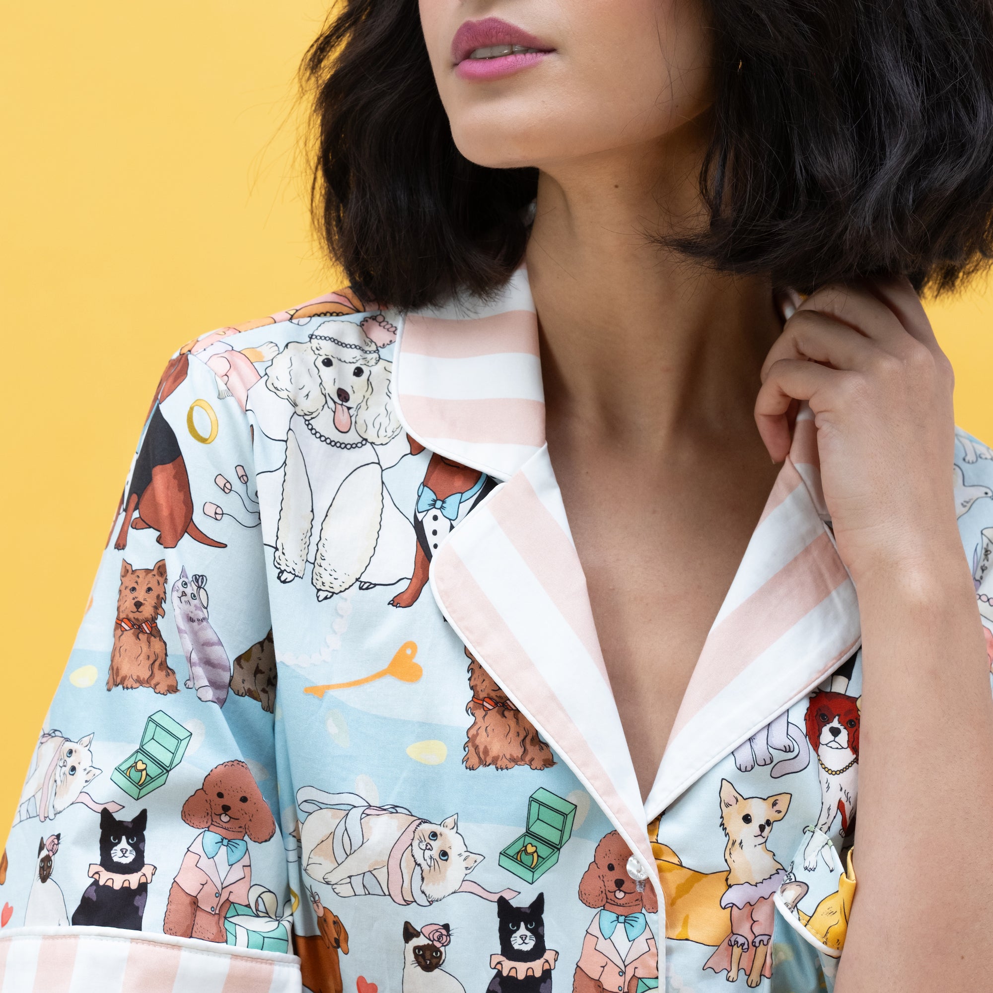 The furr-ever love cotton robe