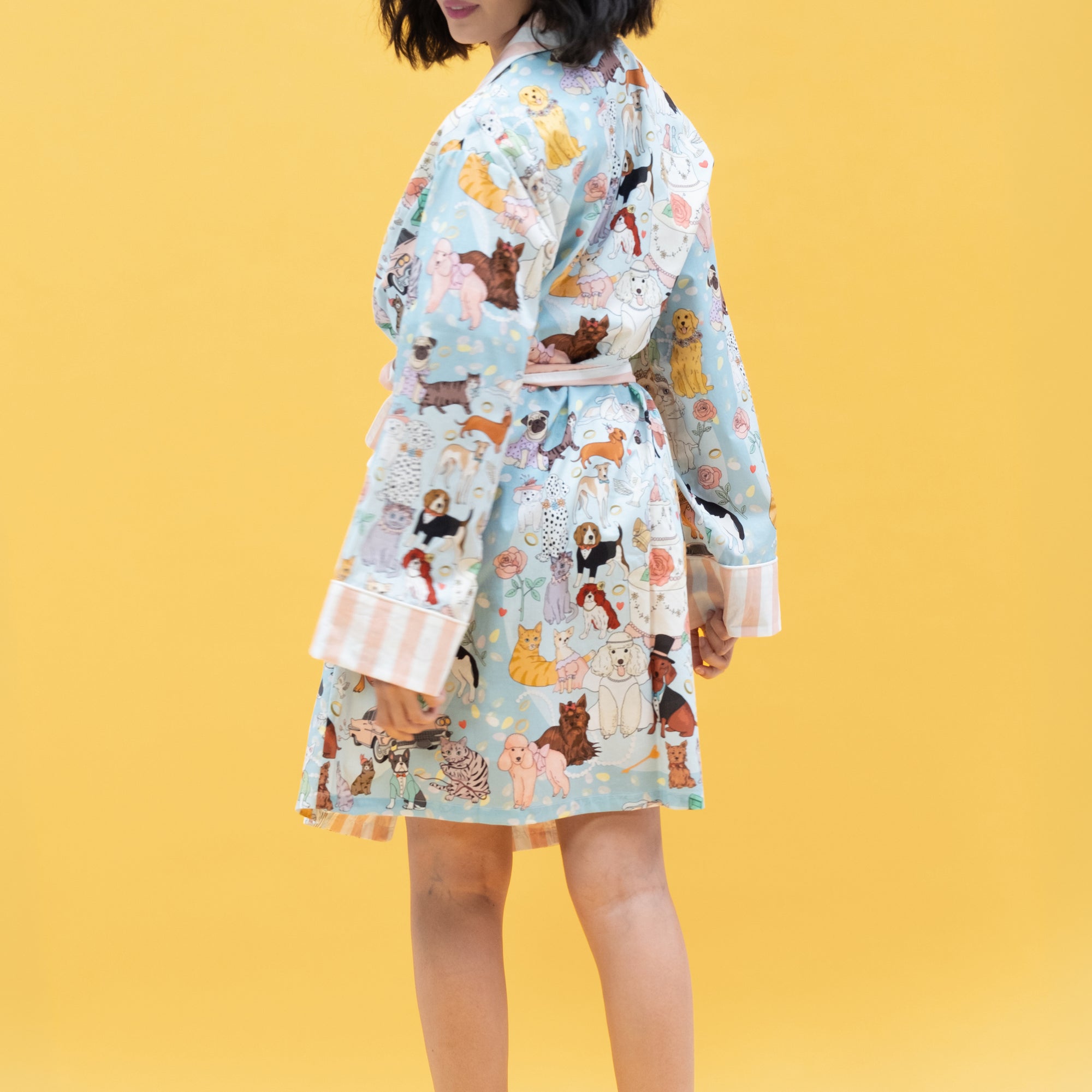 The furr-ever love cotton robe