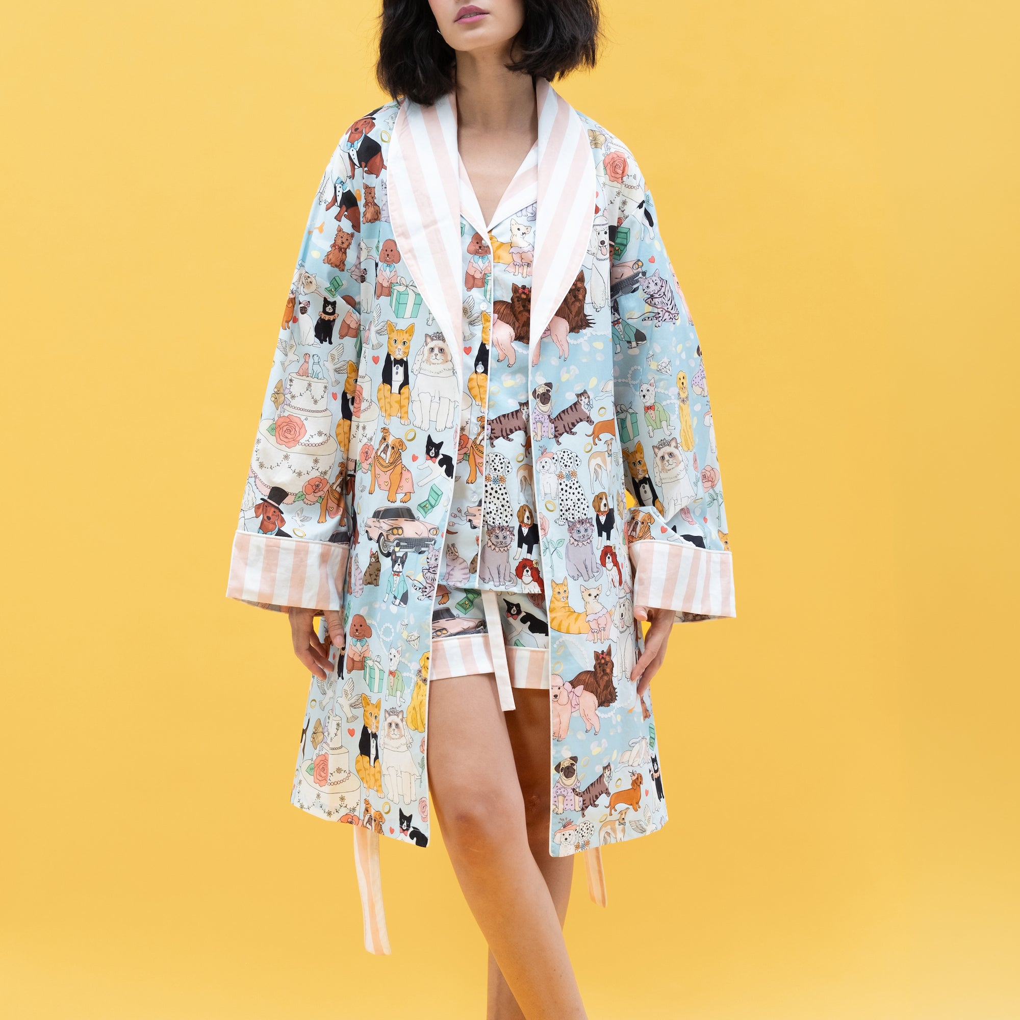 The furr-ever love cotton robe